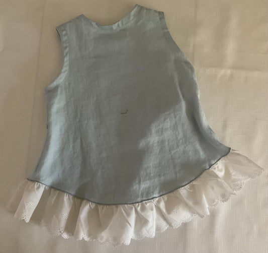 Linen Blue Lilie Dress