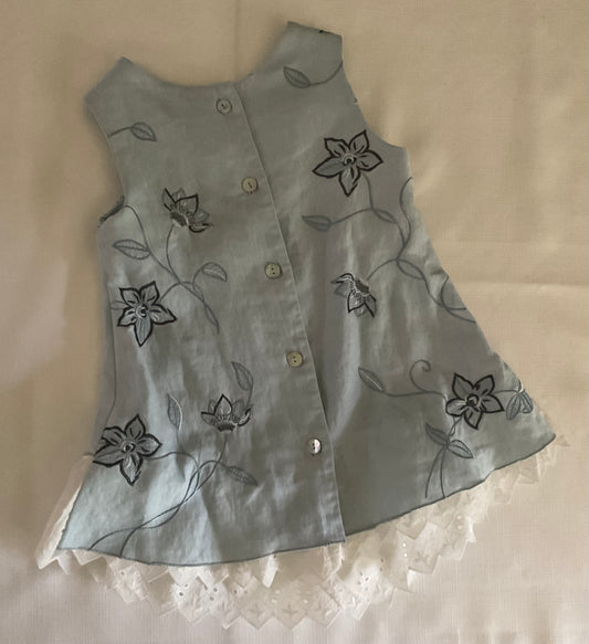 Linen Blue Lilie Dress