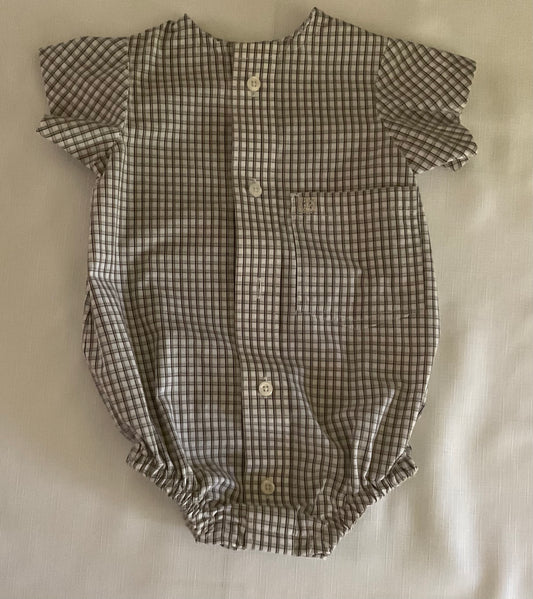 Plaid Onesie Romper
