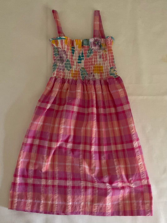 Cotton Candy Madras Little Girl’s Dress
