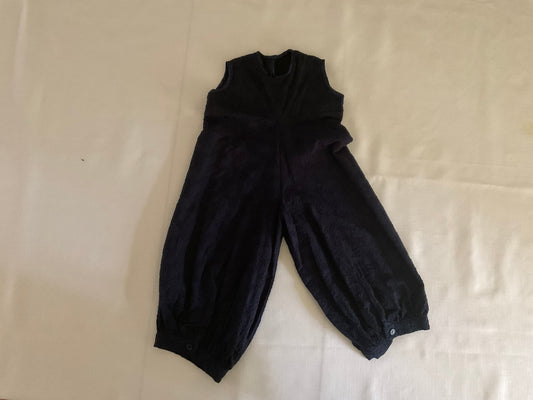 Midnight Blue Flock Jumpsuit